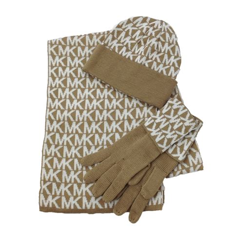 michael kors winter scarf|michael kors ladies hat.